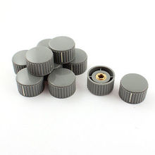 6mm x 32mm Volume Control Gray Plastic Nonslip Potentiometer Knob 2024 - buy cheap