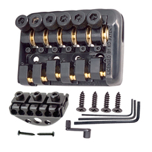 Durable Headless Electric Guitar Replacement Bridge Roll Ball Nut Tools with Mount Screws Guitar Fixed Bridge Parts Black 2024 - buy cheap