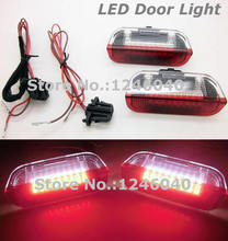 Dual color white&red LED Door welcome Light lamp for VW Golf5 Golf6 Jetta Passat CC Sharan Touareg EOS Scirocco Skoda superb 2024 - buy cheap