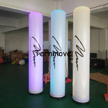 Advertising decoration Inflatable totem, 3m tall inflatable light column,inflatable light tube with customized logo tube toys 2024 - buy cheap