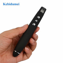 Hot Wireless USB PowerPoint PPT Presentation Presenter RF Remote Control Red Laser Pointer Pen Clicker Page Turning Lecture 2024 - buy cheap