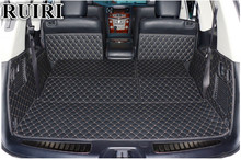 Good quality! Special trunk mats for Nissan Armada 7 seats 2018 durable cargo liner boot carpets for ARMADA 2017,Free shipping 2024 - buy cheap