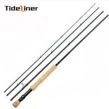 Tideliner fly fishing rod 9FT 7/8 2.7m high 99% carbon fiber spinning rod 4 sections hard fast fishing tackle Line weight 7lb 2024 - buy cheap