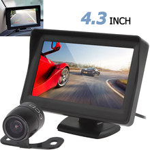 4.3 inch TFT LCD 480 x 272 Car Rear View Monitor with Waterproof 420 TV Lines CCD Backup Parking Camera DC 12V / 24V 2024 - buy cheap