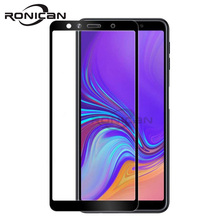 Full Cover Protective Glass for Samsung Galaxy A7 2018 A750F Safety Glass 9H Tempered Glass for Samsung A7 2018 Screen Protector 2024 - buy cheap