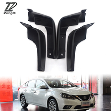 Zd para-lama dianteiro e traseiro para carro, acessórios de para-lama para nissan sentra syltomara b17 2013 2014 2015 2016 2024 - compre barato