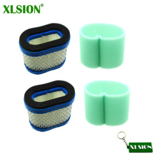 XLSION 2x Air Filters + 2x Pre Filters For Briggs & Stratton 498596 690610 697029 5059h 4207 2024 - buy cheap