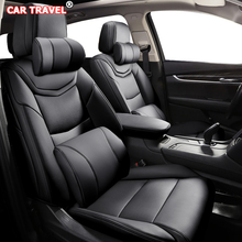 CAR TRAVEL Custom Leather car seat covers For JAC S2 S3 S5 RS M2 A30 A13 M3 M5 iEV6S T6 M4 A60 iEV S7 iEV7S Automobiles Seats 2024 - buy cheap