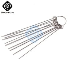 5PCS 10 Kinds PCB Electronic Circuit Stainless Steel Needle Set Through Hole Needle Desoldering Welding Repair Tool 80mm 2024 - buy cheap