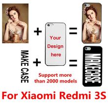 DIY Personalized custom photo name Customize printing your design picture cover case for Xiaomi Redmi 3S Pro Prime 2024 - buy cheap