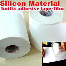 Papel y cinta adhesiva de silicona para transferencia de calor, herramientas de bricolaje de diamantes de imitación, Super Hotfix, Y2870, 32CM de ancho, 5M de longitud/lote 2024 - compra barato