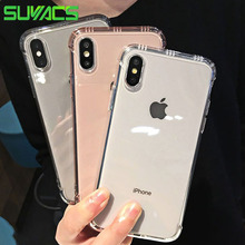 SUYACS Phone Case For iPhone 11 Pro Max XR XS MAX 6 6S 7 8 Plus X Transparent Soft Silicone Full Body Phone Back Cover Cases 2024 - buy cheap