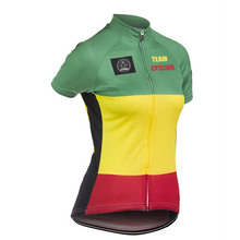 Jiashuo roupa de ciclismo unissex, vestuário respirável para corrida, bicicleta profissional, verde/amarelo/vermelho 2017 2024 - compre barato