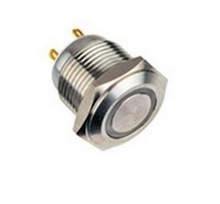 Interruptor de botón de metal momentáneo iluminado con anillo de 16mm (GQ16F-10E/J/R/1,8 V/S) 2024 - compra barato