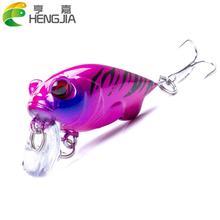 HENGJIA Crankbait рыболовные приманки Crazy Wobblers 5,2 г 40 мм Topwater Кривошип искусственный жесткая приманка для окуня плавающие рыболовные приманки 2024 - купить недорого