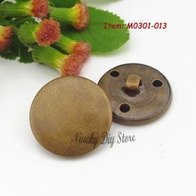 Bronze buttons mixed 23mm and 18mm military antique copper buttons for coat jeacket sewing supply 2024 - buy cheap