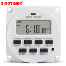 BIG LCD 1.6 Inch Digital 220V 230V AC 7 Days Programmable Timer Switch With UL Listed Relay Inside And Countdown Time Function 2024 - купить недорого