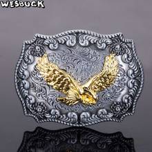 5 PCS MOQ WesBuck Brand Fashion Belt Buckle Eagle Belt Buckle Metal Western Belt Buckle For Mens Gift 2024 - buy cheap