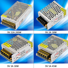 DC9V 2A/3A/5A/22A/30A Regulated Switching Power Supply AC110V 220V to DC 9v led Driver Transformer For LED Strip Light CNC 2024 - buy cheap