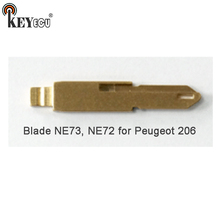 KEYECU 25x KEYDIY Universal Remotes Flip Key Blade NE73, NE72 for Peugeot 206 2024 - buy cheap