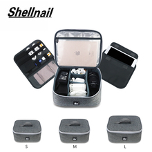 Shellnail водонепроницаемый защитный чехол для GOPRO XIAOMI YI SJ аксессуары для камеры Жесткий диск силовые кабели многофункциональная сумка для хранения 2024 - купить недорого