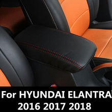 car central container armrest box PU Leather auto car-styling content box holder accessories For hyundai Elantra 2016 2017 2018 2024 - buy cheap