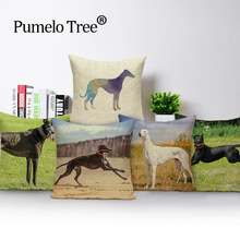 Capa de almofadas customizada de cachorro, capa de almofada para decoração de casa, animal de cachorro, capa de almofadas 2024 - compre barato