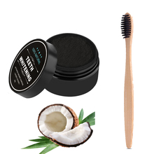 Teeth Whitening Powder Charcoal Toothbrush Environment Soft-bristle Wooden Black Bamboo Toothpaste 2024 - buy cheap