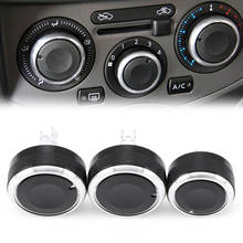 3pcs/set Car styling Air Conditioning heat control Switch knob AC Knob car accessories for Nissan Tiida/NV200/Livina/Geniss 2024 - buy cheap