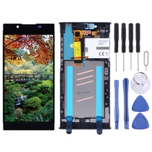 Tela lcd de alta qualidade e digitalizadora, montagem completa, vidro de substituição com moldura para sony xperia l1 g3311 g3312 g3313 2024 - compre barato