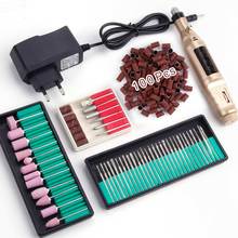 Electric Apparatus for Manicure Milling Machine Nail Drill Bit Set Ceramic Cutters Pedicure Apparatus Gel Polish Remover Tools 2024 - buy cheap