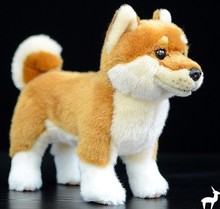 Original Simulation Shiba Inu Japan Dog Soft Stuffed Animal Plush Toy Doll Birthday Gift Children Baby Gift 2024 - buy cheap