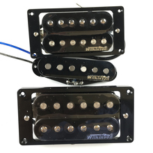 Новая электрогитара Wilkinson Humbueker, двухрядная открытая гитара Humbueker, черный набор для пикапов, Сделано в Корее 2024 - купить недорого
