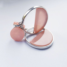 Mini brincos redondos de acrílico, brincos com tarraxas em formato de rosa e branco, joias de orelha de aço inoxidável 2024 - compre barato
