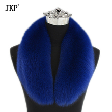 Real Fox Fur Collar Women Multicolor Natural Fox Fur Scarf Winter Warm Fur Collar Scarves 2024 - buy cheap