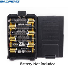 Baofeng UV-5R Battery Case 6xAAA Shell Black For Baofeng DM-5R UV-5R Plus Series FM Transceiver Walkie Talkie Two Way Radio UV5R 2024 - buy cheap