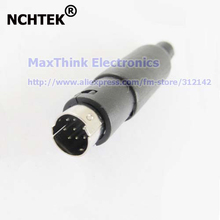 NCHTEK 8Pin Mini-DIN Male Plug S-video Connector Adapter With Plastic Handle/Free shipping/6PCS 2024 - buy cheap