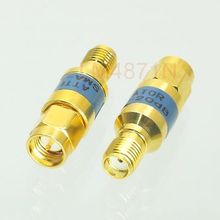 Аттенюатор 2 Вт 1pce 2 Вт, 20dB, SMA, РЧ, коаксиальный, M, F, Jack, 50, gold 2024 - купить недорого