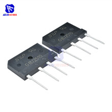 Rectificador de puente monofásico, circuito integrado Original de diodo SIP-4 GBJ2510 25A 1000V, 10 unids/lote 2024 - compra barato