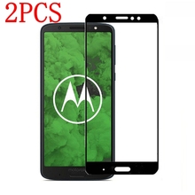 Cubierta completa de vidrio templado para Motorola MOTO G6 Play, Protector de pantalla, película protectora para MOTO G6 Play, 2 uds. 2024 - compra barato