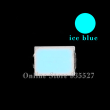 Contas de lâmpada led azul gelo, smd 100 2835 w super iluminação diodo emissor de luz 2024 - compre barato