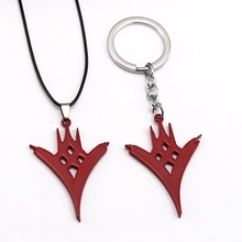 Colgante de collar con logotipo de The Taken King, llavero de joyería Holllow rojo, gargantilla de cadena de cuero 2024 - compra barato