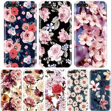 Funda de silicona para Huawei Y5 Y6 Y7 Prime 2018 Y9 2019 suave TPU contraportada flor para Huawei Y3 Y5 Y6 Y7 2017 II Pro funda de teléfono 2024 - compra barato