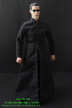 Escala 1:6 Modelo O NEO Matrix Keanu Reeves Preto Casaco Ternos Roupas Para 12 "Action Figure Corpo Nu Masculino brinquedos modelo 2024 - compre barato