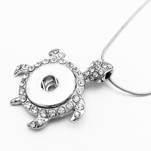 Turtles snap button jewelry  pendant  Necklace  NX6667  (fit 18mm 20mm snaps) 2024 - buy cheap
