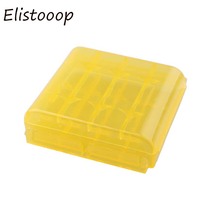Elistooop, пластиковый держатель для чехлов, коробка для хранения, чехол для 10440 14500 батарей AA AAA, контейнер, сумка, чехол, органайзер, коробка, чехол 2024 - купить недорого