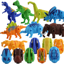 Экшн-фигурки динозавра, деформированные фигурки животных, коллекция Юрского парка, Dragon, Обучающие Подарочные игрушки для детей 2024 - купить недорого