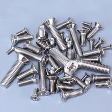 10pcs 2-56 cross screws countersunk head screw flat bolts mechanical bolt system extra long fine thread teeth tight set 2024 - buy cheap