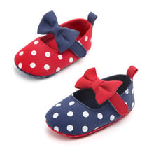 Обувь для малышей и младенцев, обувь для новорожденных девочек и мальчиков на мягкой подошве, обувь для кроватки принцессы с бантом, обувь для первых шагов 2024 - купить недорого
