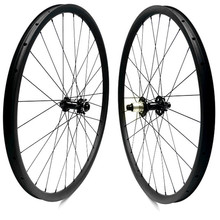 Conjunto de roda de carbono para mountain bike, 29er, 33x30mm, para bicicleta de montanha, 29 polegadas, 100x15mm, 148x12mm, roda de disco de carbono 2024 - compre barato